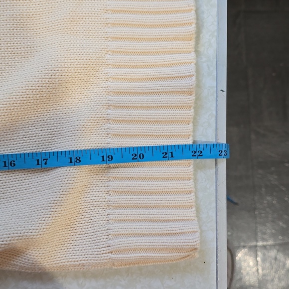 Ralph Lauren‎ Sport Cream Color Turtleneck Sweater Size Small - Picture 11 of 14